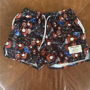 Floral Patterned Swim Shorts